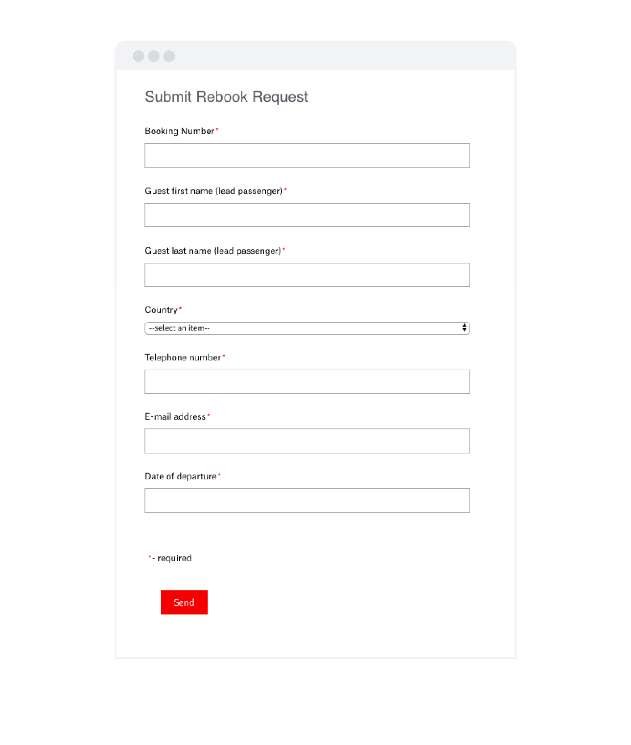 Hurtigruten cancellation form